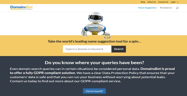 أفضل 7 ادوات اقتراح اسم نطاق موقع الويب الخاص بك 5 Take the world’s leading name suggestion tool for a spin…