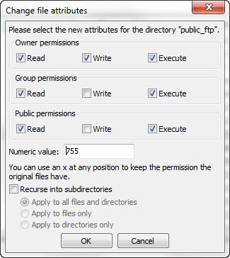 كيفية تأمين موقع الويب الخاص بك من الهاكرز خطوة بخطوة 7 chmod 2