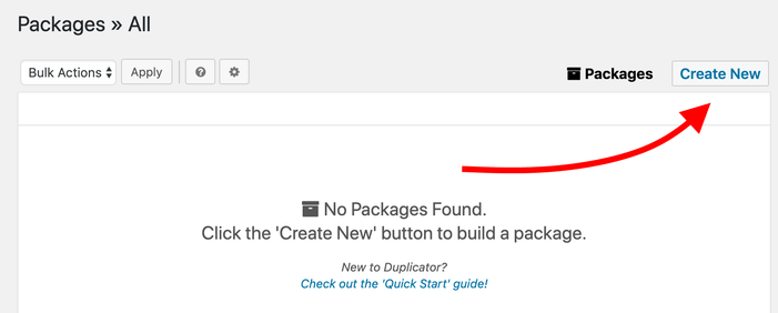 نقل موقع ووردبريس من استضافة لأخرى في 6 خطوات سهلة 4 create new