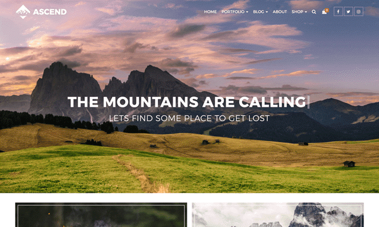 أفضل 80 قوالب ووردبريس مجانية لجميع انواع المواقع (2026) 35 قالب Ascend