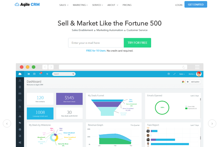 أفضل 7 برامج إدارة علاقات العملاء للشركات الصغيرة لعام 2025 7 برنامج ادارة علاقات العملاء agilecrm