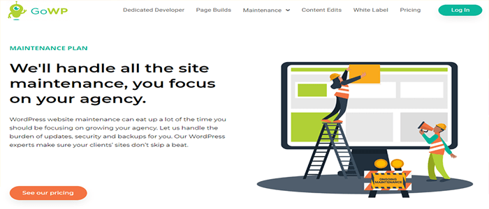 أفضل 6 خدمات صيانة مواقع ووردبريس الخاصة بك 6 gowp maintenance