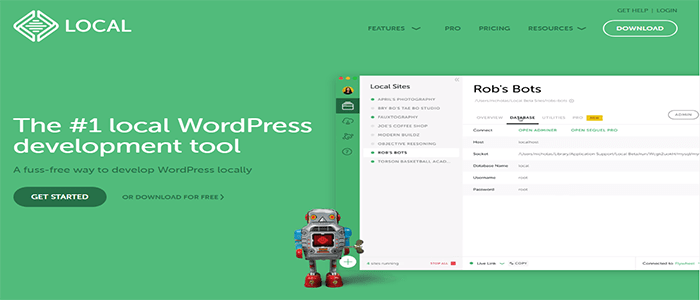 أفضل 5 برامج تطوير ووردبريس محلية 2026 8 localwp