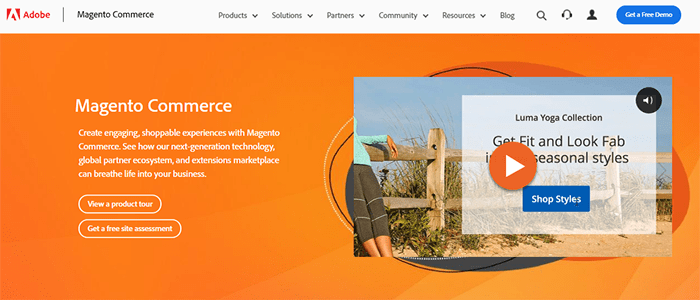 أفضل 15 أنظمة إدارة المحتوى الأكثر شهرة + مقارنة لعام 2026 12 أنظمة إدارة المحتوى - Magento
