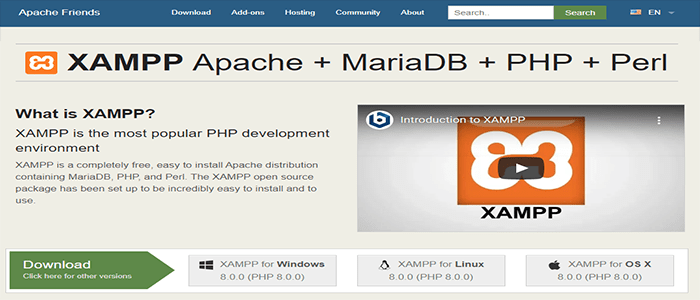 أفضل 5 برامج تطوير ووردبريس محلية 2026 5 xampp apache