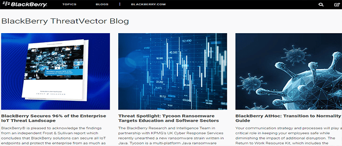 أشهر وأكبر العلامات التجارية التي تستخدم ووردبريس 10 تستخدم منصة ووردبريس - BlackBerry Blog