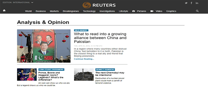 أشهر وأكبر العلامات التجارية التي تستخدم ووردبريس 16 reutersblog