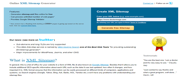 أفضل 10 أدوات فحص وتحليل المحتوى لموقع ووردبريس الخاص بك 9 Web Sitemap