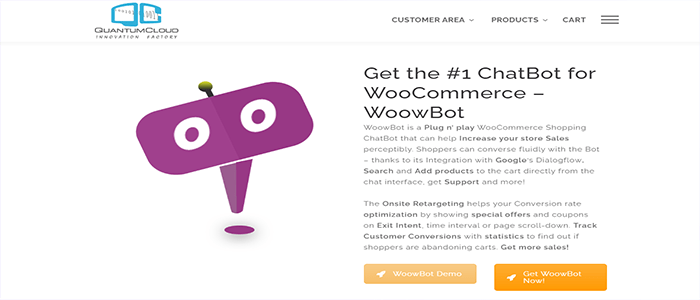 أفضل 5 اضافات روبوت الدردشة لمتجر التجارة الإلكترونية الخاص بك 6 woocommerce chatbot woowbot