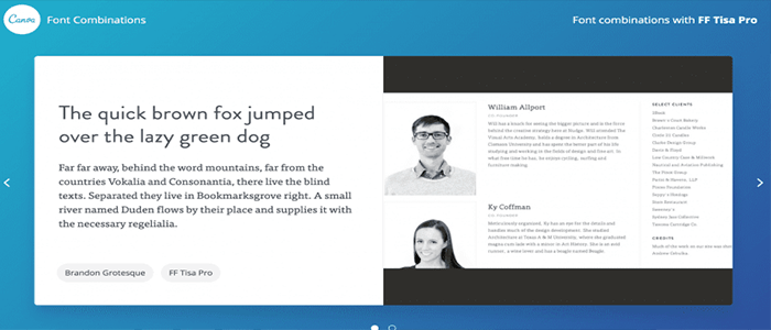 35 موارد تصميم مواقع الويب الرخيصة أو المجانية فى عام 2025 26 Font Combinations