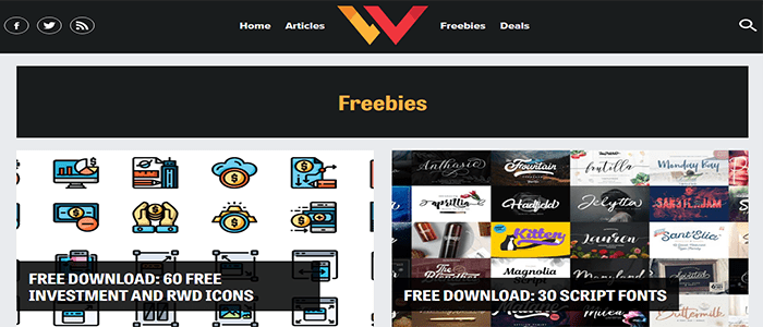 35 موارد تصميم مواقع الويب الرخيصة أو المجانية فى عام 2025 25 webdesignerdepot freebies