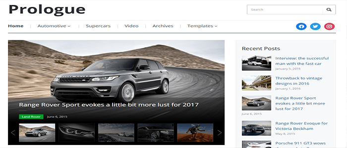 أفضل 40+ قوالب ووردبريس سريعة الاستجابة فى عام 2025 24 قوالب ووردبريس سريعة الاستجابة - Prologue