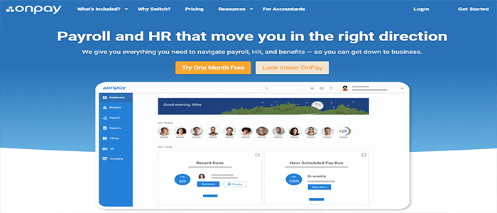 أفضل 6 برامج الموارد البشرية للشركات الصغيرة لعام 2025 6 برنامج الموارد البشرية OnPay