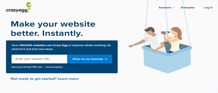 تحليلات موقع الويب: أفضل 11 حلول تحليلية لمستخدمي ووردبريس 9 crazyegg