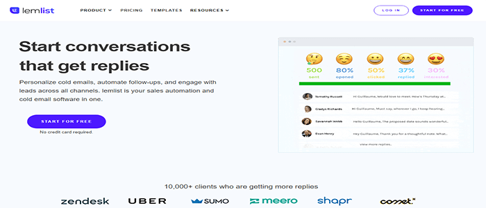افضل 20+ ادوات التسويق الرقمي لمساعدتك على النمو فى 2025 6 ادوات التسويق عبر البريد الإلكتروني Lemlist