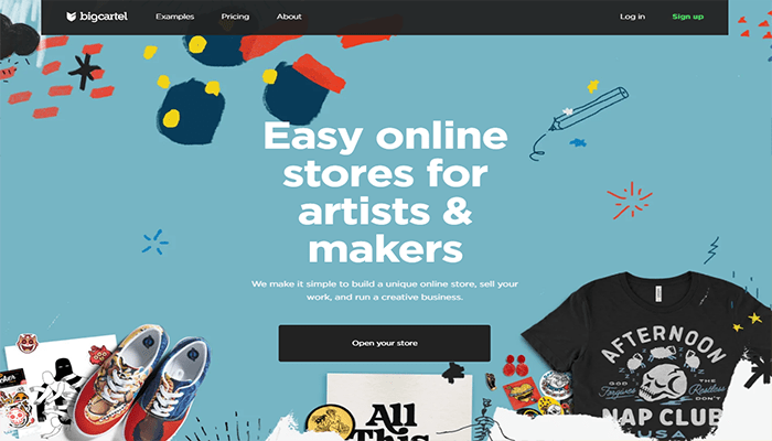 أفضل 20+ منصات التجارة الإلكترونية (+ مقارنة) لعام 2026 9 منصات التجارة الإلكترونية - BigCartel