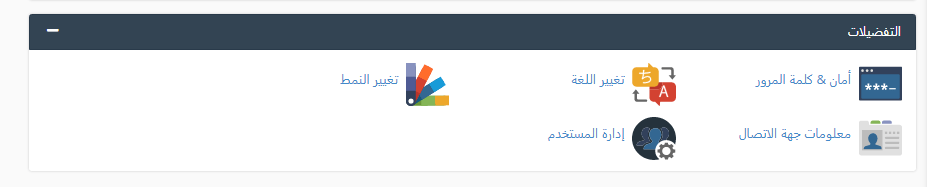 ما هي لوحة التحكم سي بانل؟ دليل المبتدئين 4 تفضيلات cpanel