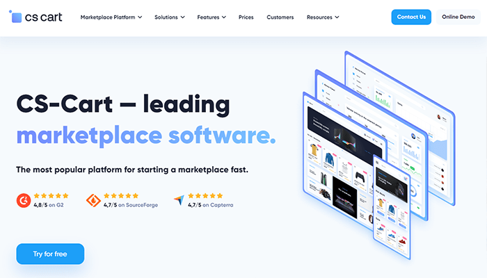 أفضل 20+ منصات التجارة الإلكترونية (+ مقارنة) لعام 2026 19 CS-Cart