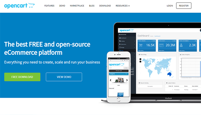 أفضل 20+ منصات التجارة الإلكترونية (+ مقارنة) لعام 2026 20 OpenCart