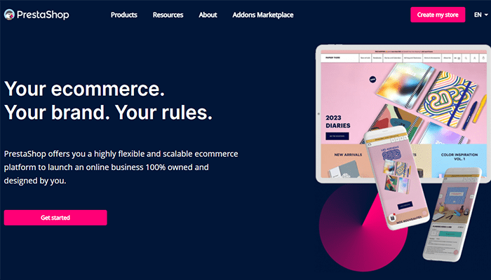 أفضل 20+ منصات التجارة الإلكترونية (+ مقارنة) لعام 2026 22 prestashop