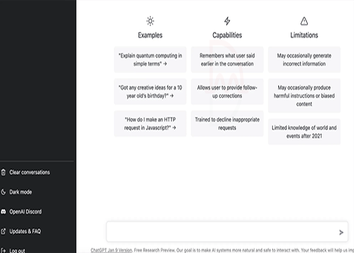 ما هو ChatGPT: دليل شامل لكل ماتريد معرفته عن ChatGPT 6 start writing with chatgpt