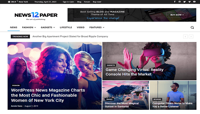 أفضل 29 قوالب ووردبريس الأكثر شهرة لعام 2026 23 Newspaper
