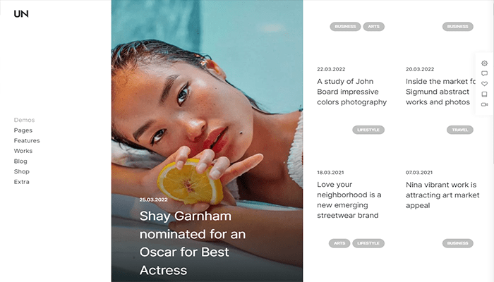 أفضل 30+ قوالب التصوير الفوتوغرافي ووردبريس لعام 2026 18 Uncode Magazine