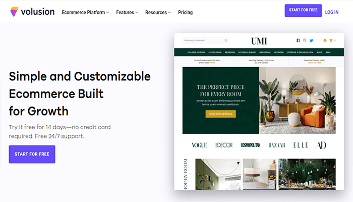 مقارنة ووكومرس وشوبيفاي: أيهما أفضل لك 18 Volusion