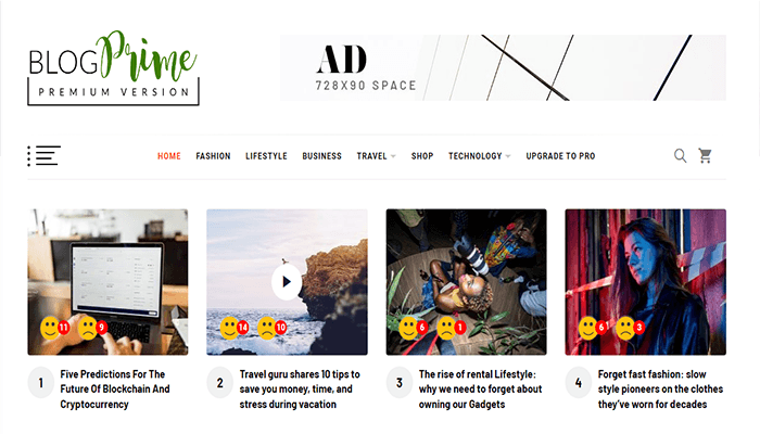 افضل 25 قوالب ووردبريس تقنية للمدونات لعام 2026 28 قوالب ووردبريس التقنية - Blog Prime Pro