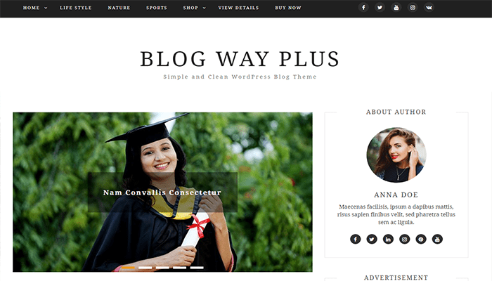 افضل 25 قوالب ووردبريس تقنية للمدونات لعام 2026 24 قالب ووردبريس التقنية Blog Way Plus