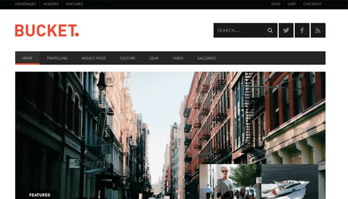 افضل 25 قوالب ووردبريس تقنية للمدونات لعام 2026 18 قوالب ووردبريس التقنية - Bucket