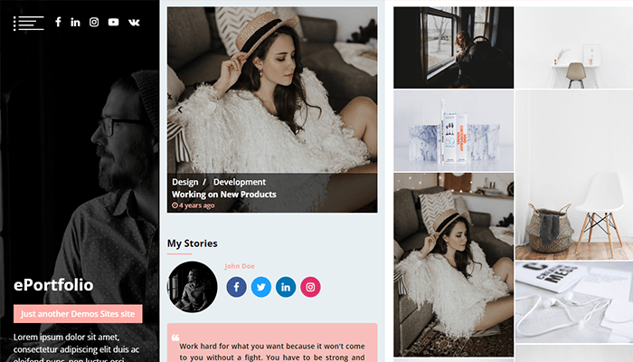 أفضل 80 قوالب ووردبريس مجانية لجميع انواع المواقع (2026) 80 قوالب ووردبريس مجانية للبورتفوليو - ePortfolio