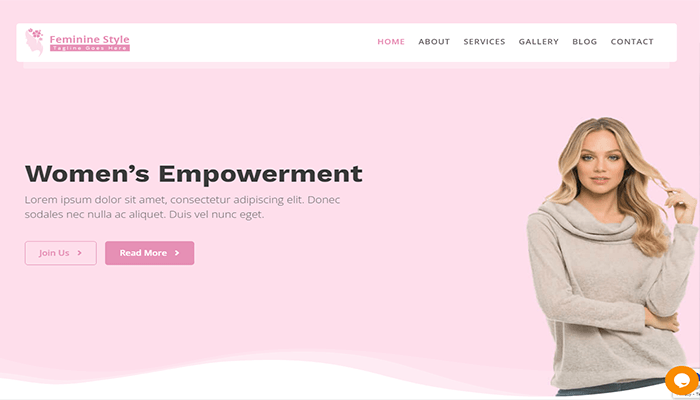 أفضل 80 قوالب ووردبريس مجانية لجميع انواع المواقع (2026) 36 قالب ووردبريس - Feminine Style