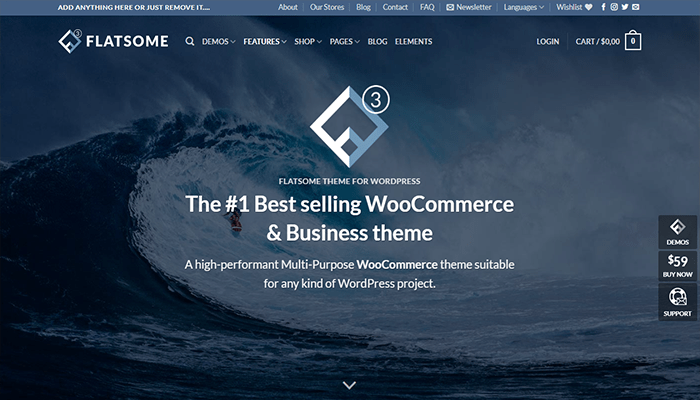 أفضل 29 قوالب ووردبريس الأكثر شهرة لعام 2026 22 قالب ووردبريس ووكومرس - Flatsome