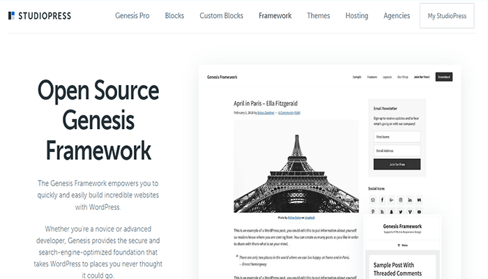 أفضل 25+ قوالب ووردبريس مدفوعة منظمة ومرتبة لعام 2025 19 قالب ووردبريس Genesis