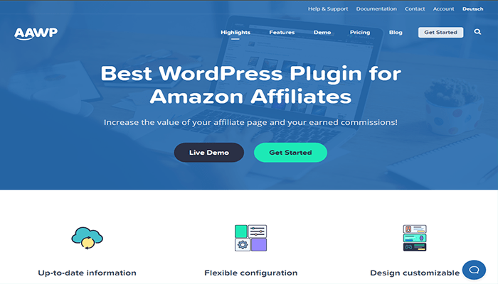 أفضل 10 اضافات التسويق بالعمولة ووردبريس لعام 2025 5 اضافة تسويق بالعمولة AAWP