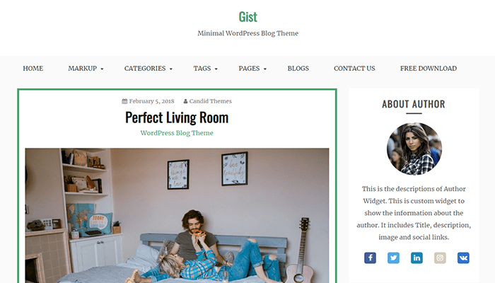 أفضل 80 قوالب ووردبريس مجانية لجميع انواع المواقع (2026) 61 قالب ووردبريس - Gist