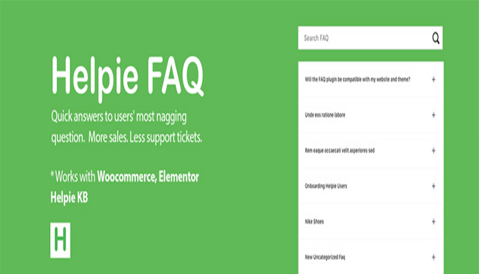 أفضل 6 اضافات ويكي ووردبريس لانشاء قاعدة معرفة قوية 2025 6 اضافات ووردبريس للأسئلة الشائعة - Helpie Faq