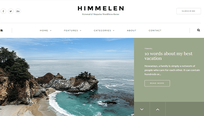 أفضل 35+ قوالب مدونة ووردبريس لعام 2026 9 قالب ووردبريس التقنية Himmelen