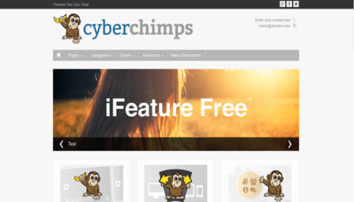 أفضل 80 قوالب ووردبريس مجانية لجميع انواع المواقع (2026) 70 قوالب ووردبريس مجانية - iFeature