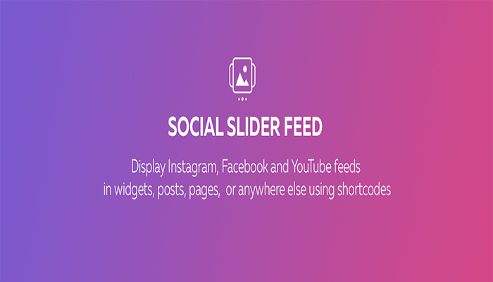 أفضل 9 اضافات انستقرام ووردبريس لدمج وعرض الخلاصات (2026) 5 اضافات ووردبريس انستقرام - Social Slider Feed