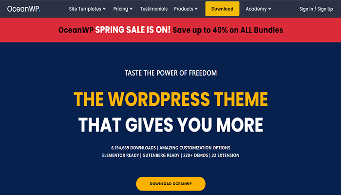 أفضل 30+ قوالب التصوير الفوتوغرافي ووردبريس لعام 2026 15 قالب OceanWP