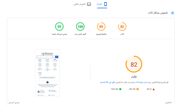 كيفية زيادة حركة المرور موقع ووردبريس؟ (أفضل 20 ممارسة) 2 مثال على رؤى Pagespeed