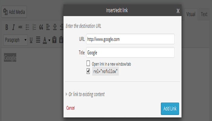 أفضل 15 اضافات سيو ووردبريس للمبتدئين والمحترفين لعام 2025 8 اضافة سيو ووردبريس - Rel Nofollow Checkbox