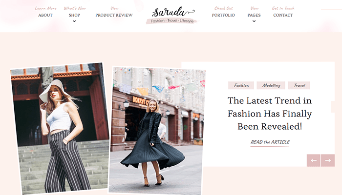 افضل 25 قوالب ووردبريس تقنية للمدونات لعام 2026 12 قوالب ووردبريس التقنية - Sarada PRO