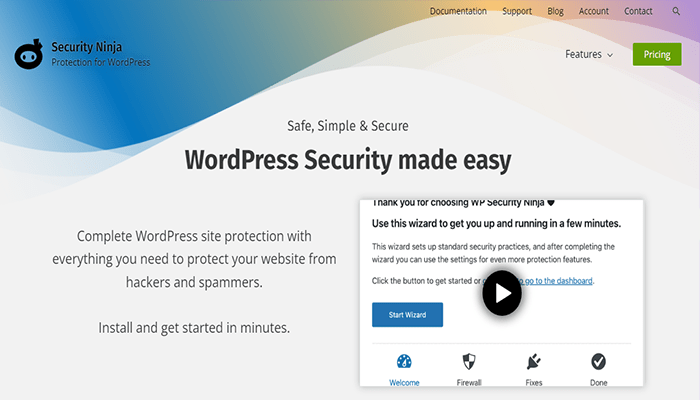 افضل 9 اضافات حماية ووردبريس من الهكرز لعام 2025 10 اضافة امان ووردبريس - Security Ninja