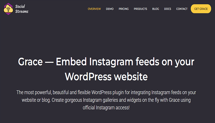 أفضل 9 اضافات انستقرام ووردبريس لدمج وعرض الخلاصات (2026) 10 Social Streams Grace