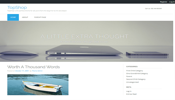 أفضل 80 قوالب ووردبريس مجانية لجميع انواع المواقع (2026) 24 قالب ووردبريس - TopShop