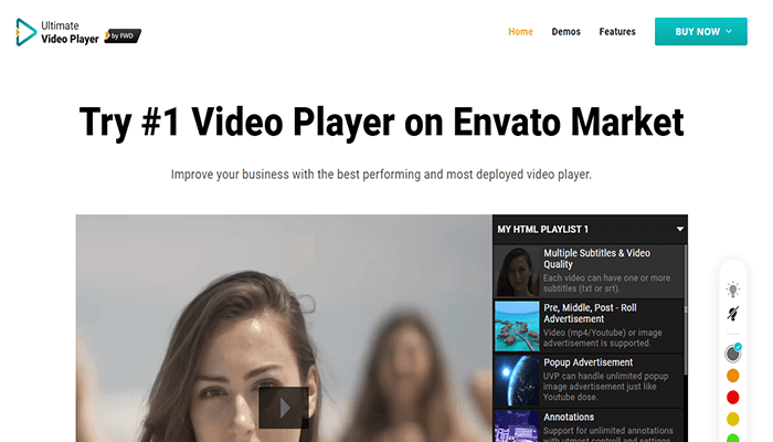 أفضل 10 اضافات مشغل فيديو ووردبريس يمكنك تجربتها لعام 2025 11 اضافة Ultimate Video Player