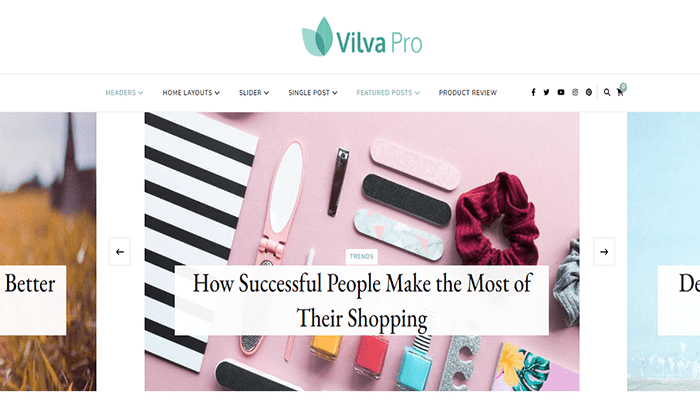 افضل 25 قوالب ووردبريس تقنية للمدونات لعام 2026 14 قالب ووردبريس - Vilva Pro